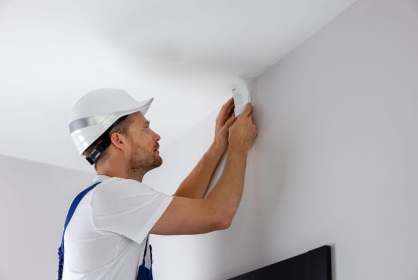 Alarm system installation in Edmonton